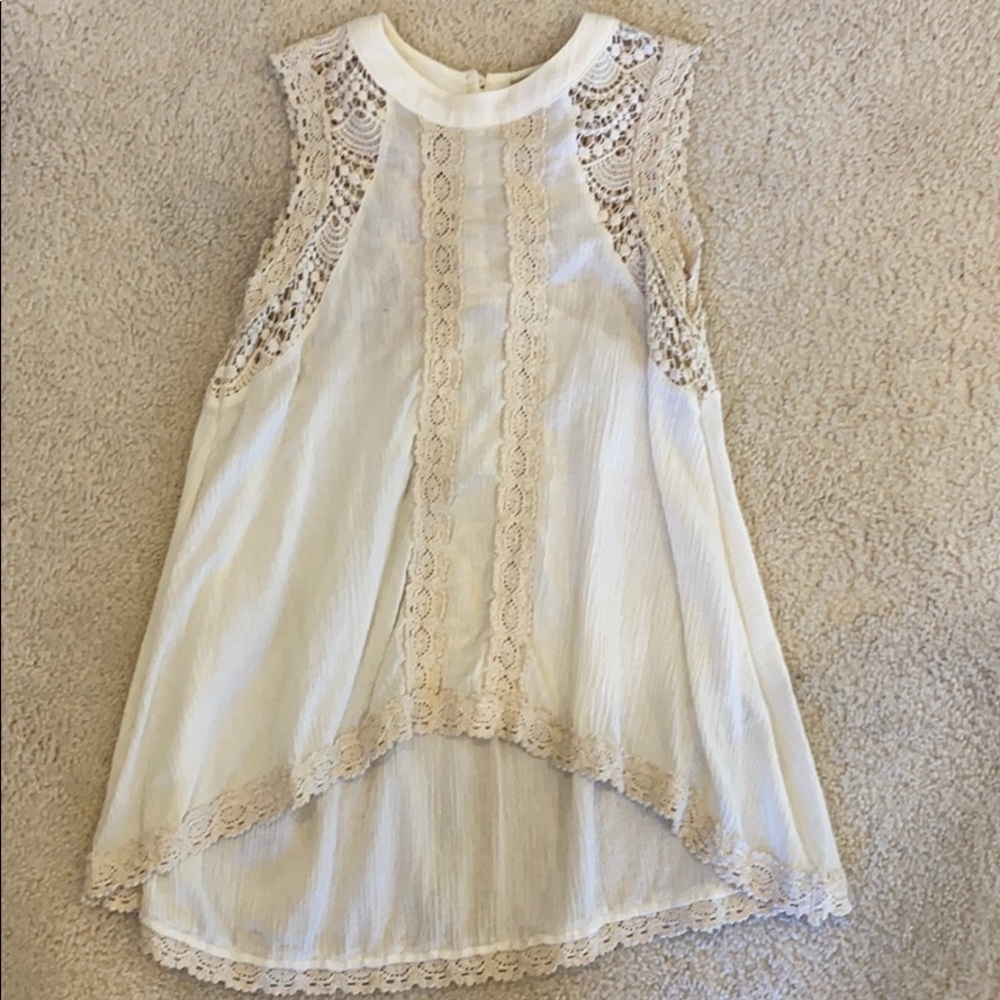 Lace tank top